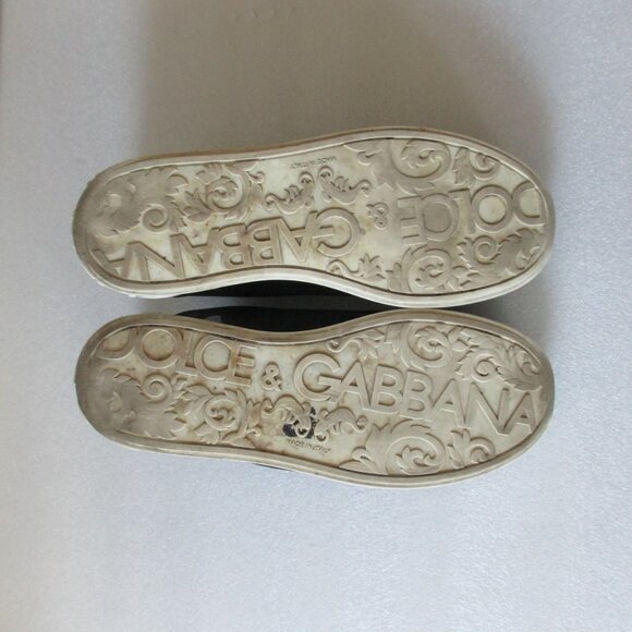 🌷DOLCE & GABBANA "PORTOFINO" SNEAKERS IN NAPPA LEATHER AND MESH - Picture 8 of 16